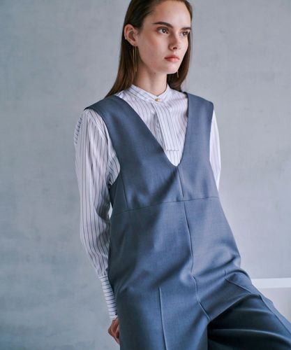 【美品】allurevilleブロードラッフルカラーシャツ allureville（アルアバイル）の「ブロードラッフルカラーシャツ