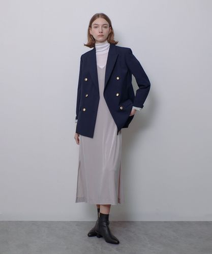 ベロアサイドスリットキャミワンピース|allureville OFFICIAL SITE