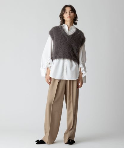 allureville アルアバイル　ニットベスト　ベスト　シャギー シャギーオーバー2WAYベスト|allureville OFFICIAL SITE