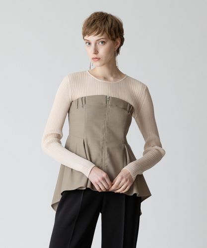 美品★allureville アルアバイル　ロゴプルオーバー　ニット 24SS シャギープルオーバー|allureville OFFICIAL SITE / ONLINE SHOP