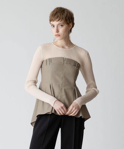 新品未使用　アルアバイル　ルルウィルビー ガーターニットショートジャケット セットアップ対応商品】ガーターニットショートジャケット|allureville