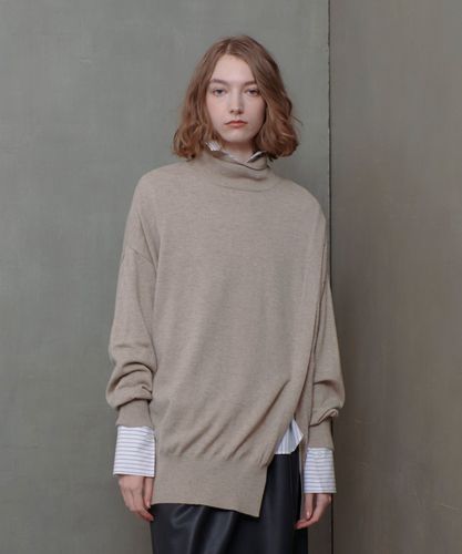【未使用品】アルアバイル 2024AW バックスリットプルオーバー 現行 M 白 エアリーループバックスリットプルオーバー|allureville