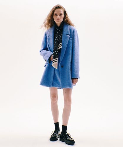 MARCJACOBS✨アルパカウール　ロングチェスターコート　シャギー　ビーバー MARCJACOBS✨アルパカウール ロングチェスターコート シャギー