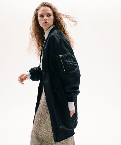 美品 アルアバイル ナイロンツイルMA-1 ブルゾン ジャケット 羽織り ナイロンツイルロングMA-1|allureville OFFICIAL SITE / ONLINE