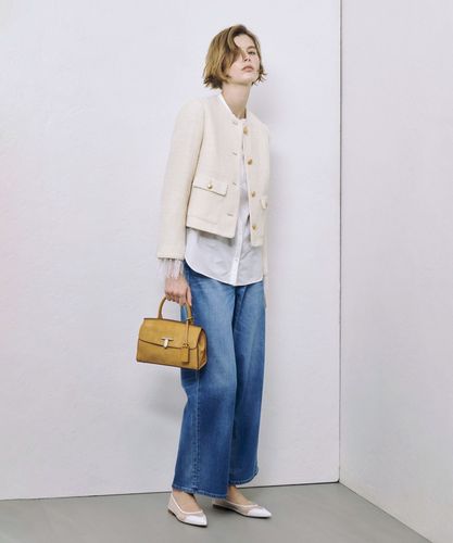 【24年購入】allureville【定価:59,400円】ツイードジャケット ツイードノーカラージャケット|allureville OFFICIAL SITE