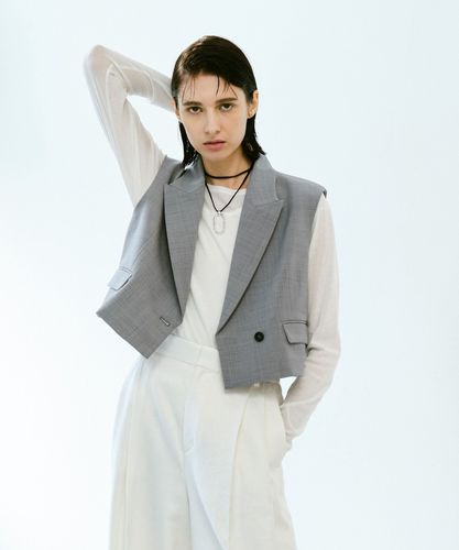 ストレッチトロショートジレ|allureville OFFICIAL SITE