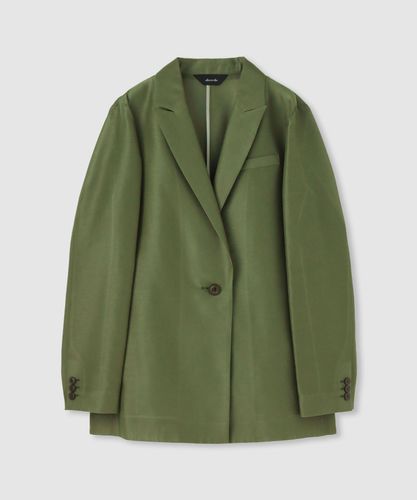 LOULOU WILLOUGHBY】シルクウールロングスリットジャケット