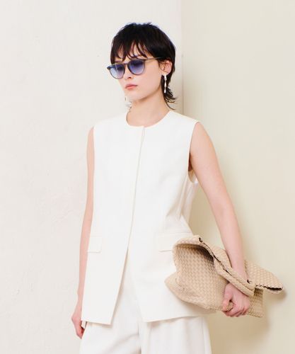 アルアバイル　allureville リネンコンダブルジレ　ジレ　ベスト リネン混ジレ|allureville OFFICIAL SITE / ONLINE SHOP