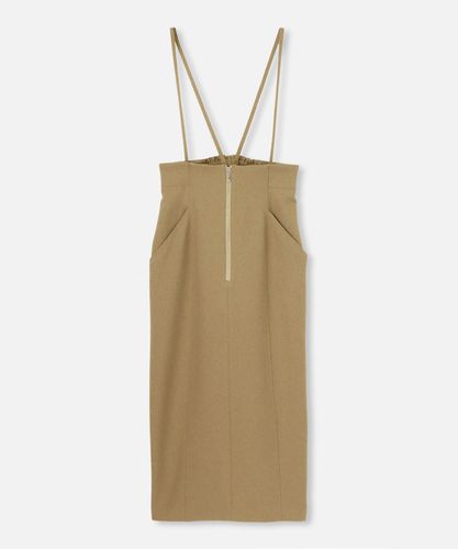 allureville フロントジップサスペンダースカート アルアバイル フロントジップサスペンダースカート|allureville OFFICIAL SITE