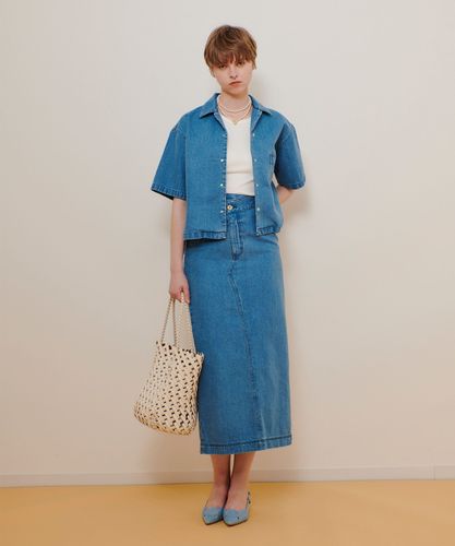 専用 アルアバイル ルルウィルビータイトスカート 未使用 LOULOU WILLOUGHBY】タフタシシュウタイトスカート|allureville