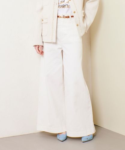 スラブツイードタックワイドパンツ|allureville OFFICIAL SITE