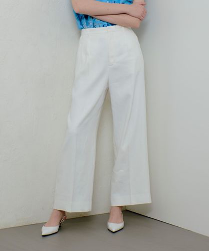 LOULOU WILLOUGHBY】ポリツイルタックパンツ|allureville OFFICIAL