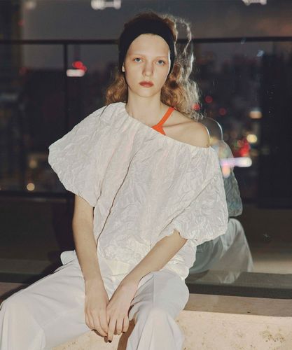 クリンクルワッシャーオフショルブラウス|allureville OFFICIAL SITE