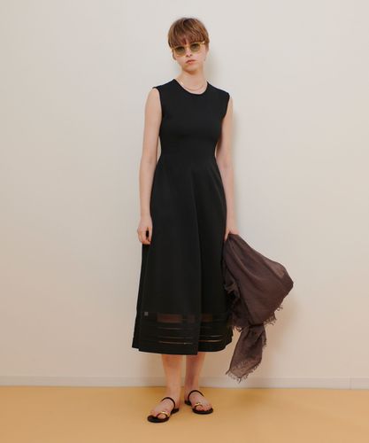 LOULOU WILLOUGHBY オーガンドットウエストリボンワンピース LOULOU WILLOUGHBY】オーガンドットウエストリボンワンピース