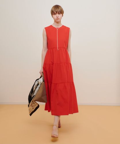 極美品allurevilleアルアバイル ノースリマキシ丈 ティアードワンピース 20251014220_20f0f9f3d18e86a8bb