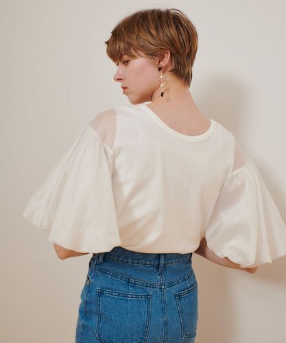 アルアバイル　ルルウィルビー シルクオーガンフラワーブラウス LOULOU WILLOUGHBY】オーガンフラワーブラウス|allureville OFFICIAL