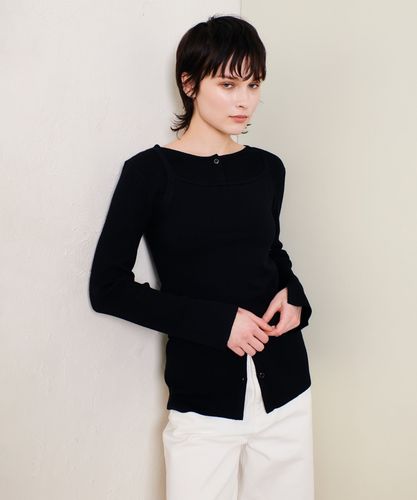 ◇ 2WAY ネック5分袖プルオーバー|allureville OFFICIAL SITE / ONLINE