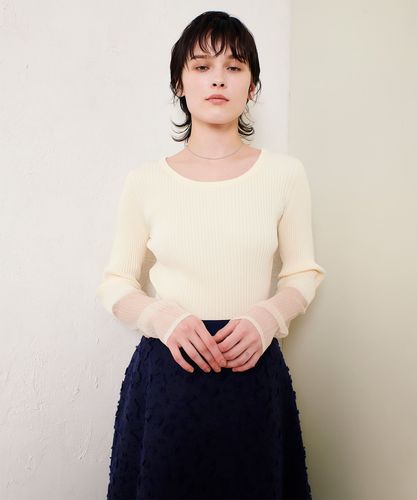 2000円お値下げしました！allureville フェイクボアコンビニットジレ allureville（アルアバイル） ベスト ジレ フェイクボアコンビ