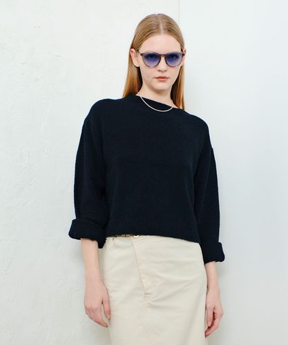 エアリーループバックスリットプルオーバー|allureville