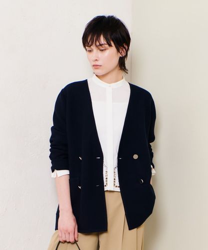 allureville セミダブルガーターニットジャケット セミダブルガーターニットジャケット|allureville OFFICIAL SITE