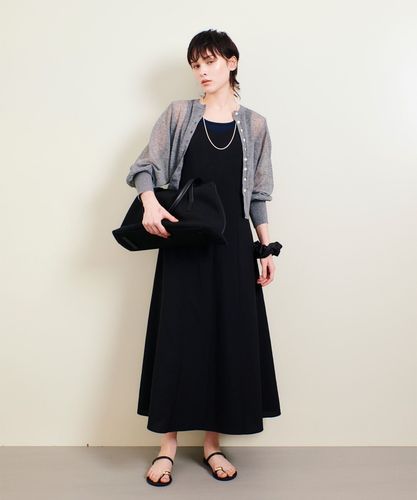 allureville 黒 カーディガン Mサイズ C/ACバルキーラインカーディガン|allureville OFFICIAL SITE