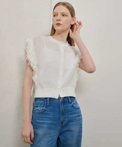 美品 allureville アルアバイル サイドフリルスリーブ ワンピース 2 フリンジスリーブ2WAY プルオーバー|allureville OFFICIAL SITE