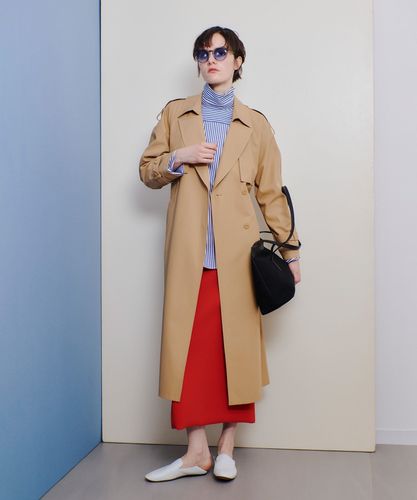 【再お値下げ】新品　アルアバイル トレンチコート ベージュ ショートトレンチコート|allureville OFFICIAL SITE / ONLINE