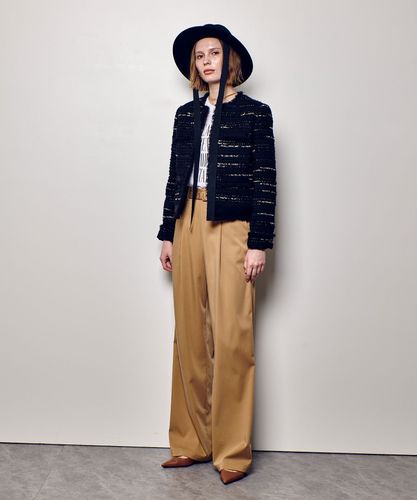 ジオリカツイードラウンドネックジャケット|allureville OFFICIAL SITE