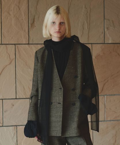 ギャバダブルブレストジレ|allureville OFFICIAL SITE / ONLINE SHOP