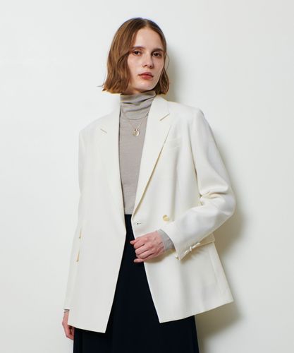 allureville ミックスツイードティアードクルージャケット ミックス