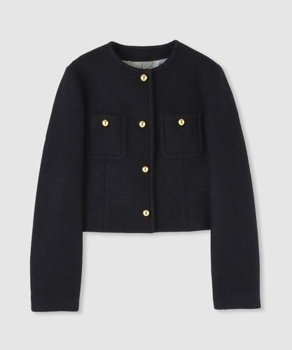 ◇ ヘリンボンツイードテーラードジャケット|allureville OFFICIAL