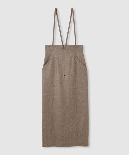 フロントジップサスペンダースカート|allureville OFFICIAL SITE