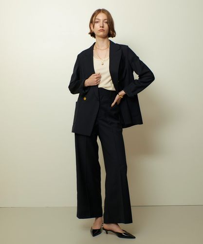 トリアセサイロシアーワイドパンツ|allureville OFFICIAL SITE