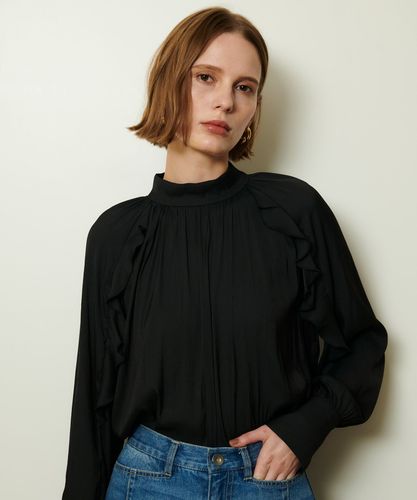 ブロードボウタイシャツブラウス ブロードボウタイシャツブラウス|allureville OFFICIAL SITE / ONLINE