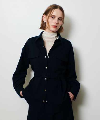 LOULOU WILLOUGHBY】シルキーダブルクロスブルゾン|allureville