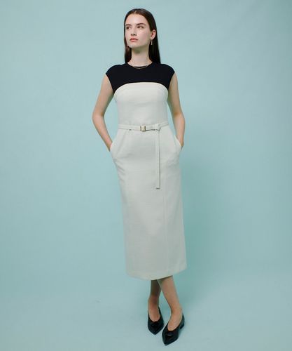 コンパクトツイルカットコンビワンピース|allureville OFFICIAL SITE