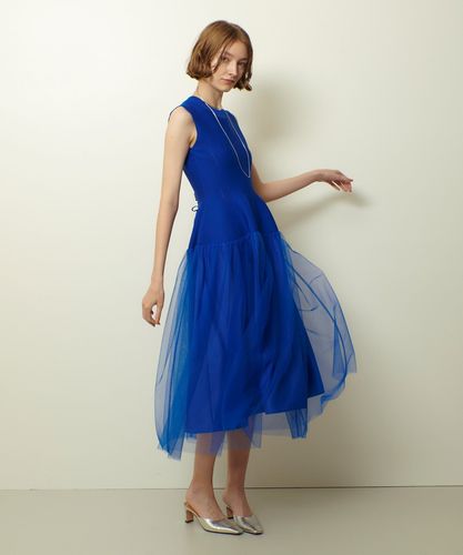 allureville ドッキングヘムワンピース　ニット　ブラック allureville ドッキングヘムワンピース ニット ブラック - メルカリ
