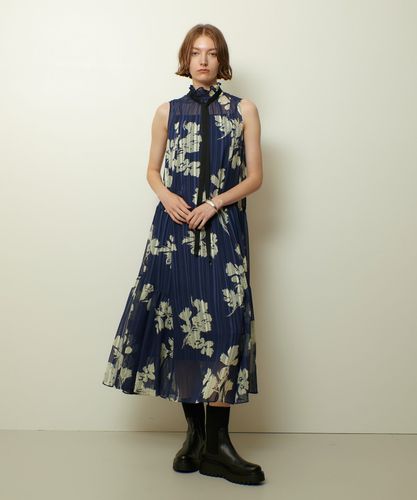 楊柳シアーフラワープリントワンピース|allureville OFFICIAL SITE
