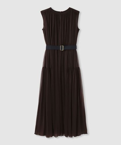 美品　近年　ルルウィルビー シアー　ワンピース　ベルト　ブラック　M　お呼ばれ trim_ofalv_iteme9e53c0874d611e