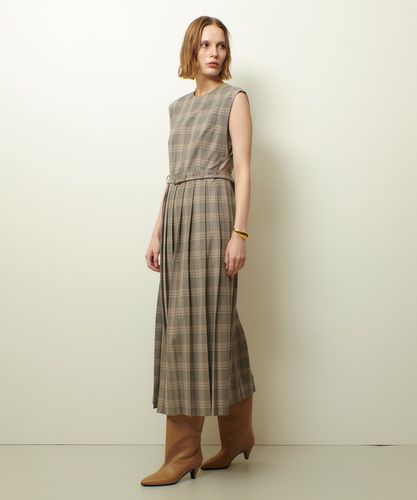 サイドスリットプリーツロングワンピース|allureville OFFICIAL