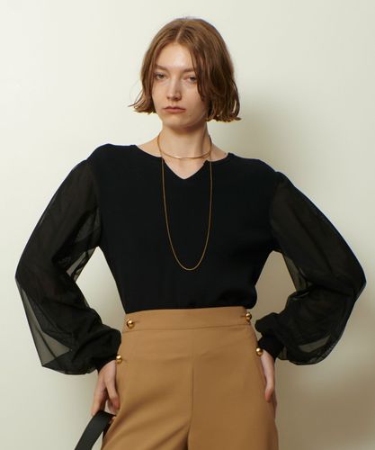 アルアバイル ルルウィルビー フリリースリーブプルオーバー チュール