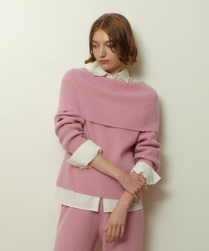 LOULOU WILLOUGHBY】シフォンパピエメッシュプルオーバー|allureville