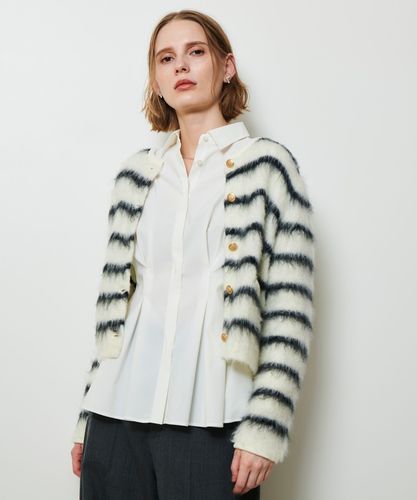 allureville アルアバイル フリゼツイーディクルーニットジャケット allureville アルアバイル フリゼツイーディクルーニットジャケット