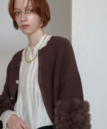 ミックスツイードニットジャケット|allureville OFFICIAL SITE