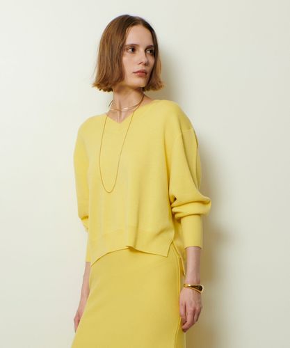 allureville ウールスムース 2WAY ネックプルオーバー ウールスムース2WAYネックプルオーバー|allureville OFFICIAL