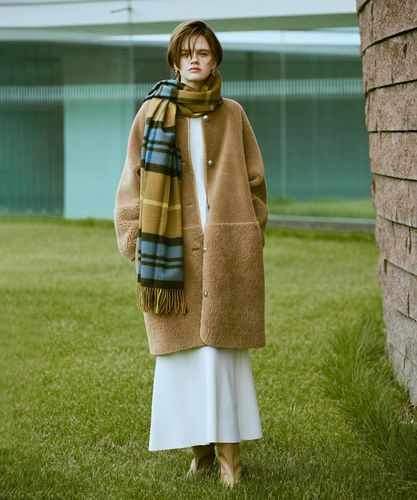 LOULOU WILLOUGHBY】シャルムビーバーケープ風コート|allureville