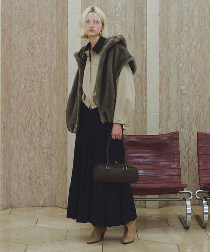 ❣️新品タグ付き❣️フェイクミンクファー フーデッドブルゾン フェイクミンクファーフーディーブルゾン|allureville OFFICIAL