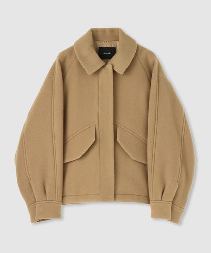 レザークルーネックジャケット|allureville OFFICIAL SITE / ONLINE