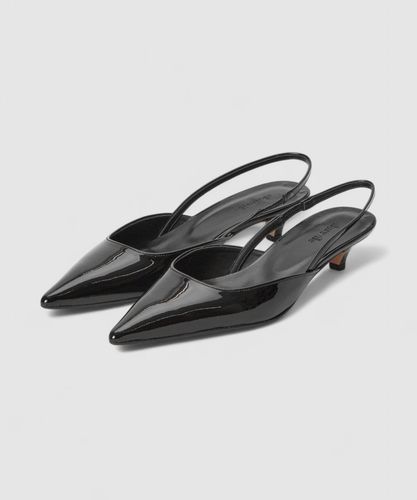 NEBULONI E.(ネブローニ)】メットヒールアップストラップシューズ