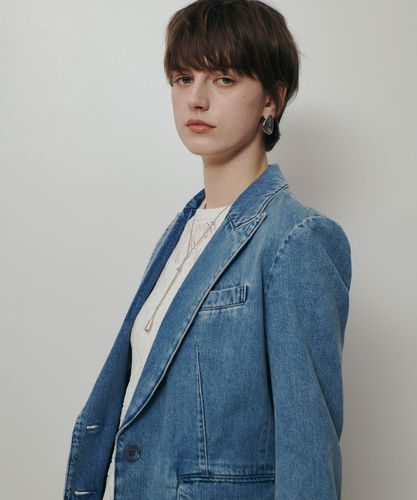 LOULOU WILLOUGHBY】カーブスリーブデニムジャケット|allureville